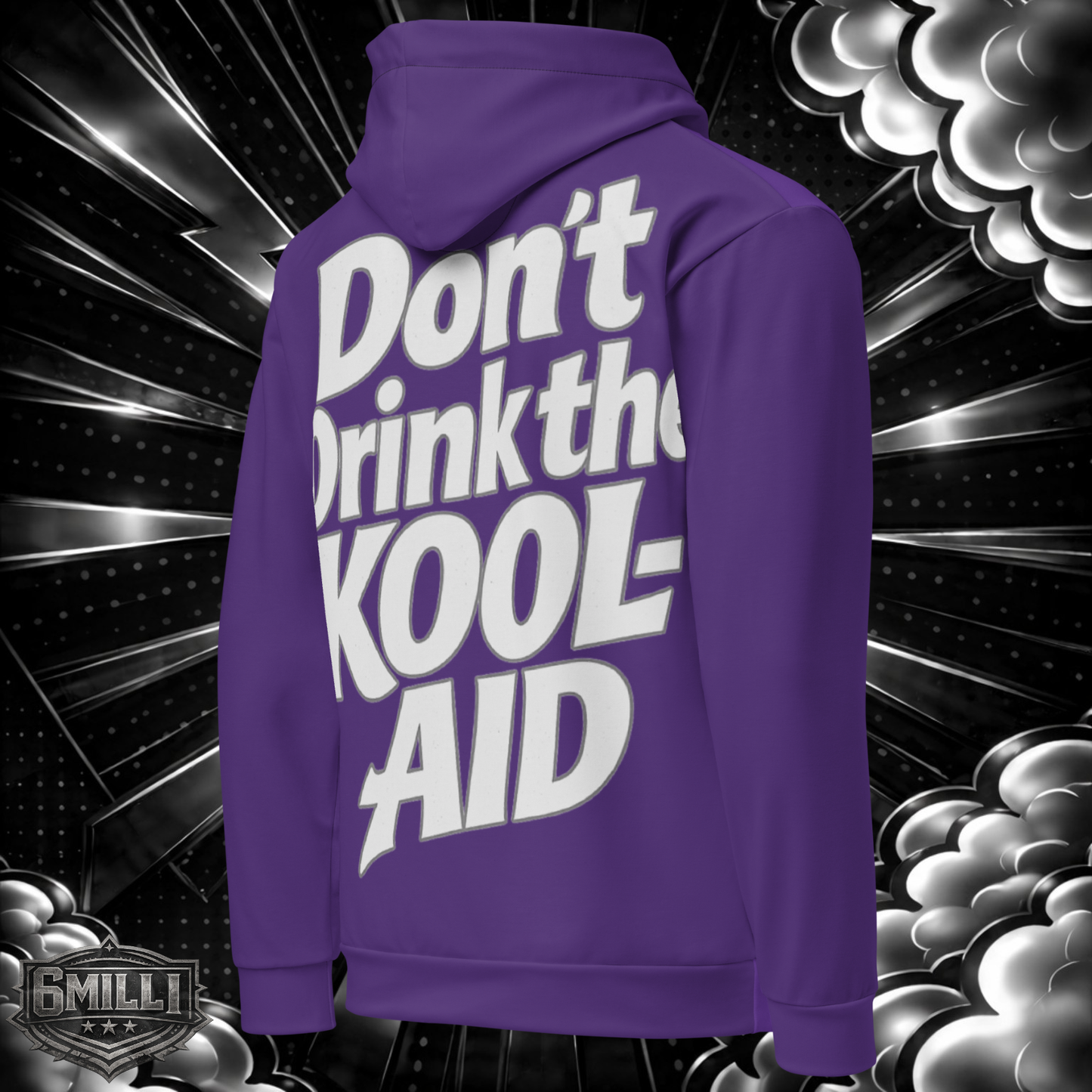 Purple Drank cotton hoodie