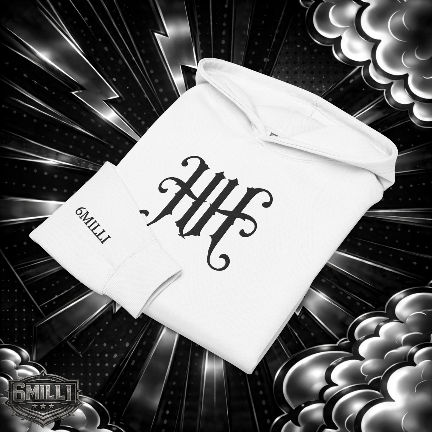 HH - Oversized Embroidered Men’s box hoodie