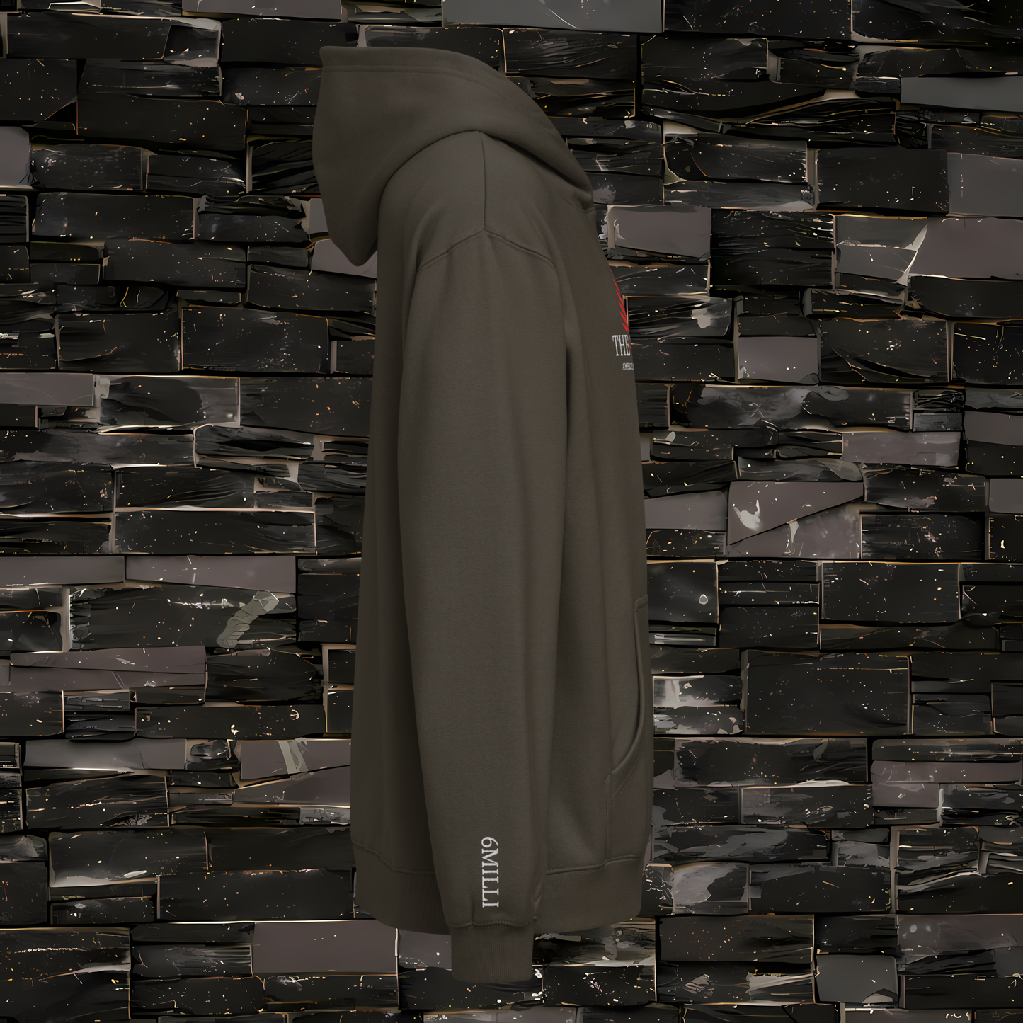 The Woke Reich: Oversized Embroidered Men’s box hoodie