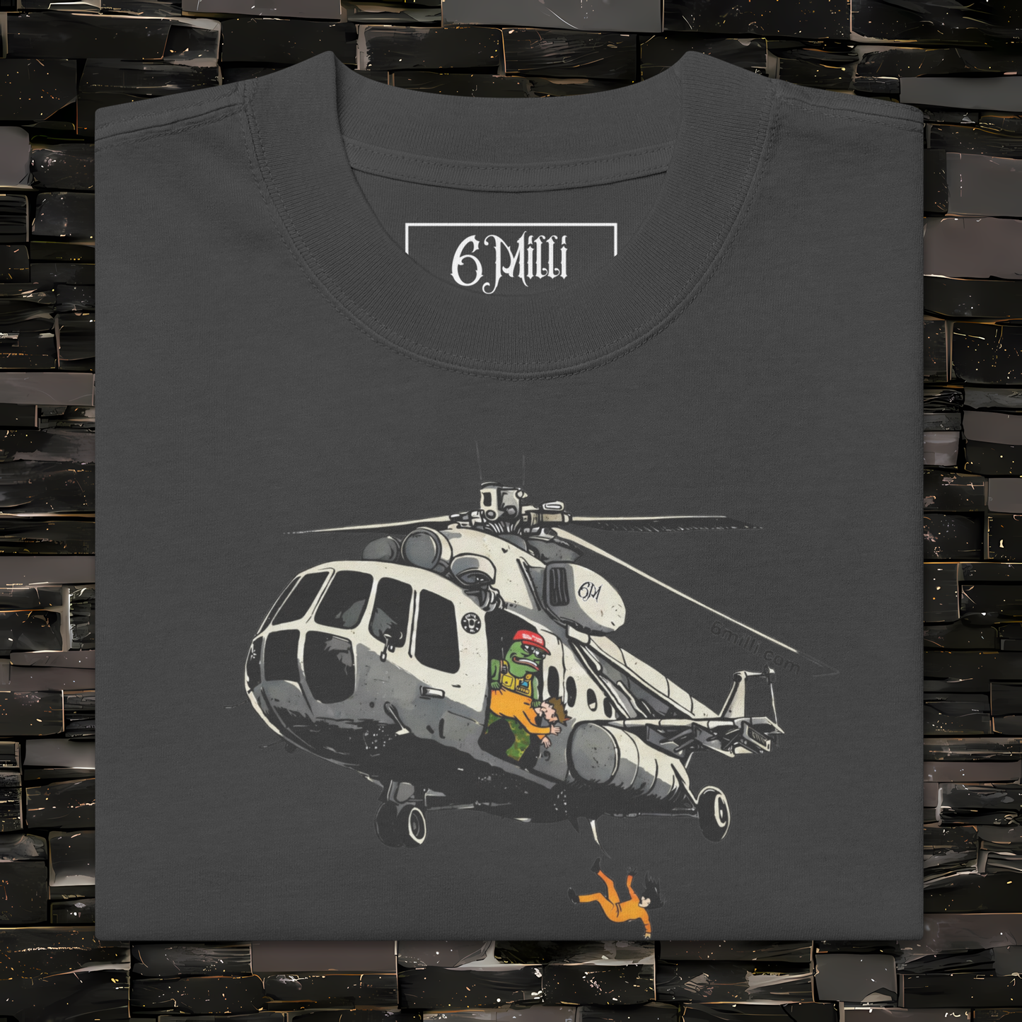 Hippity Hoppity Oversized faded t-shirt