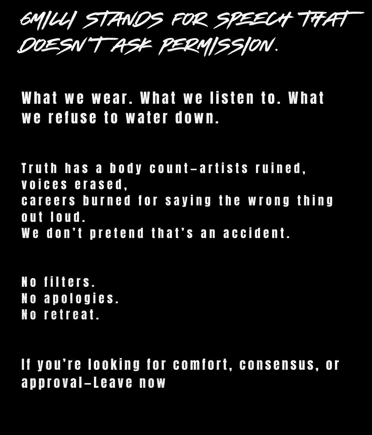 6MILLI mission statement mobile