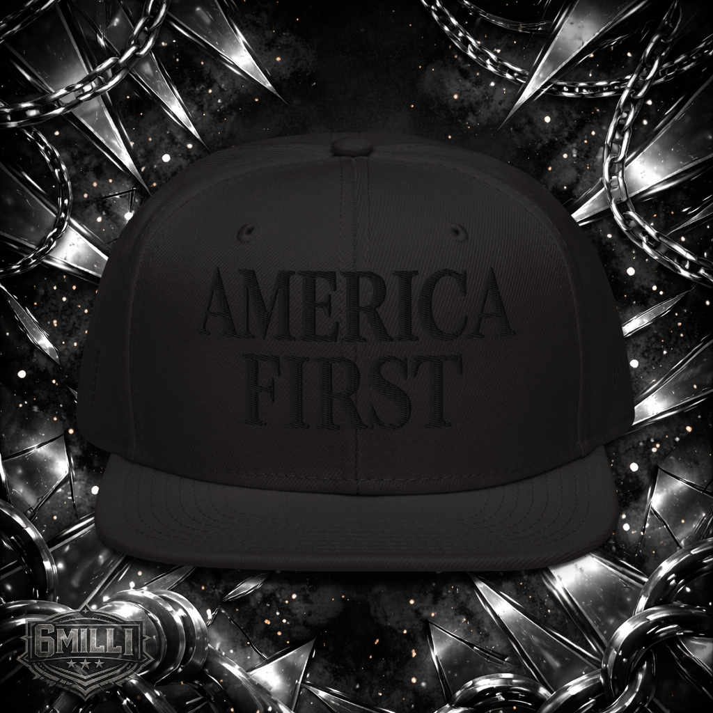 America First Snapback Hat