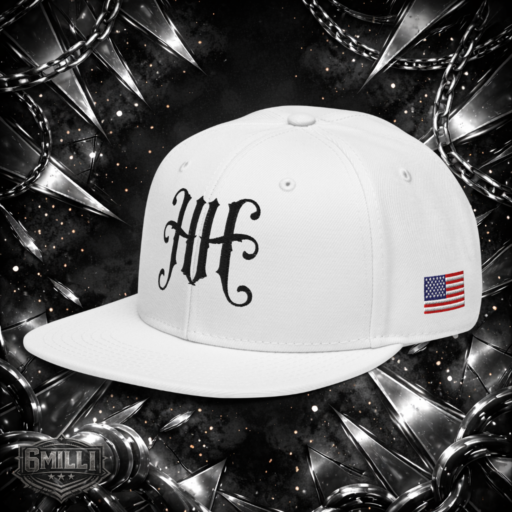 HH embroidered Snapback Hat