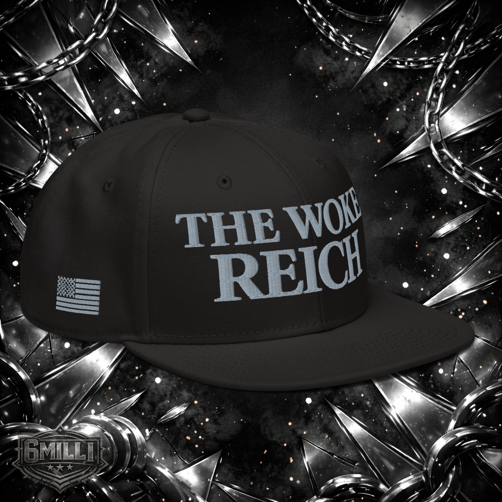 The Woke Reich Embroidered Snapback Hat