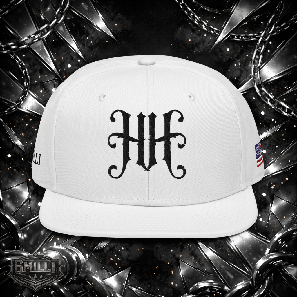 HH embroidered Snapback Hat