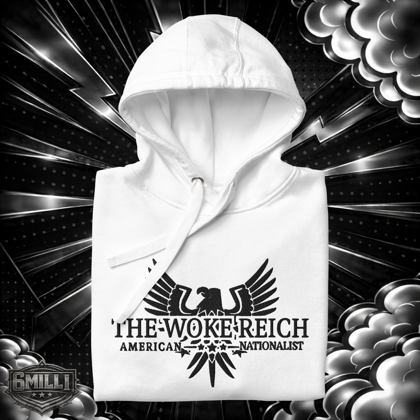 THE WOKE REICH - Embroidered Hoodie