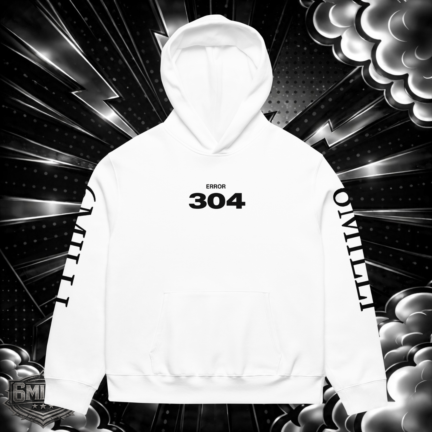 ERROR 304 - Oversized heavyweight hoodie