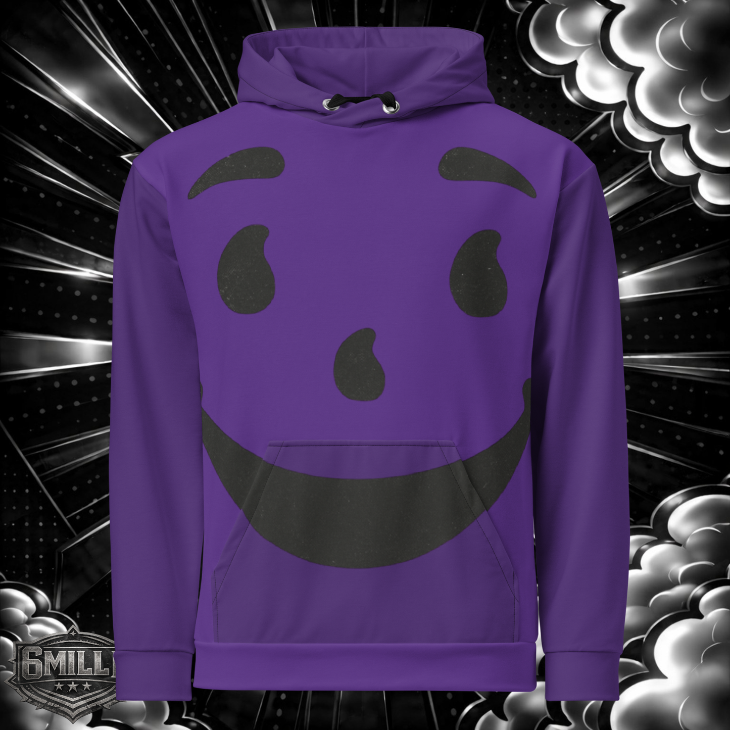 Purple Drank cotton hoodie