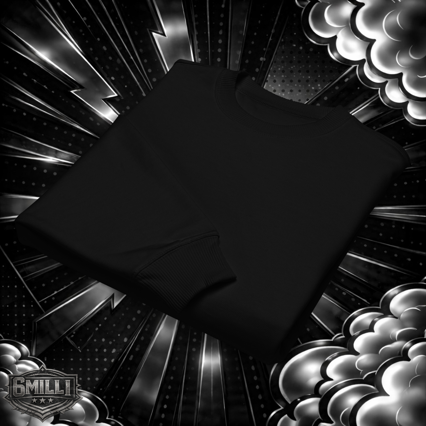 JERUSALIM CROSS - organic oversized sweatshirt