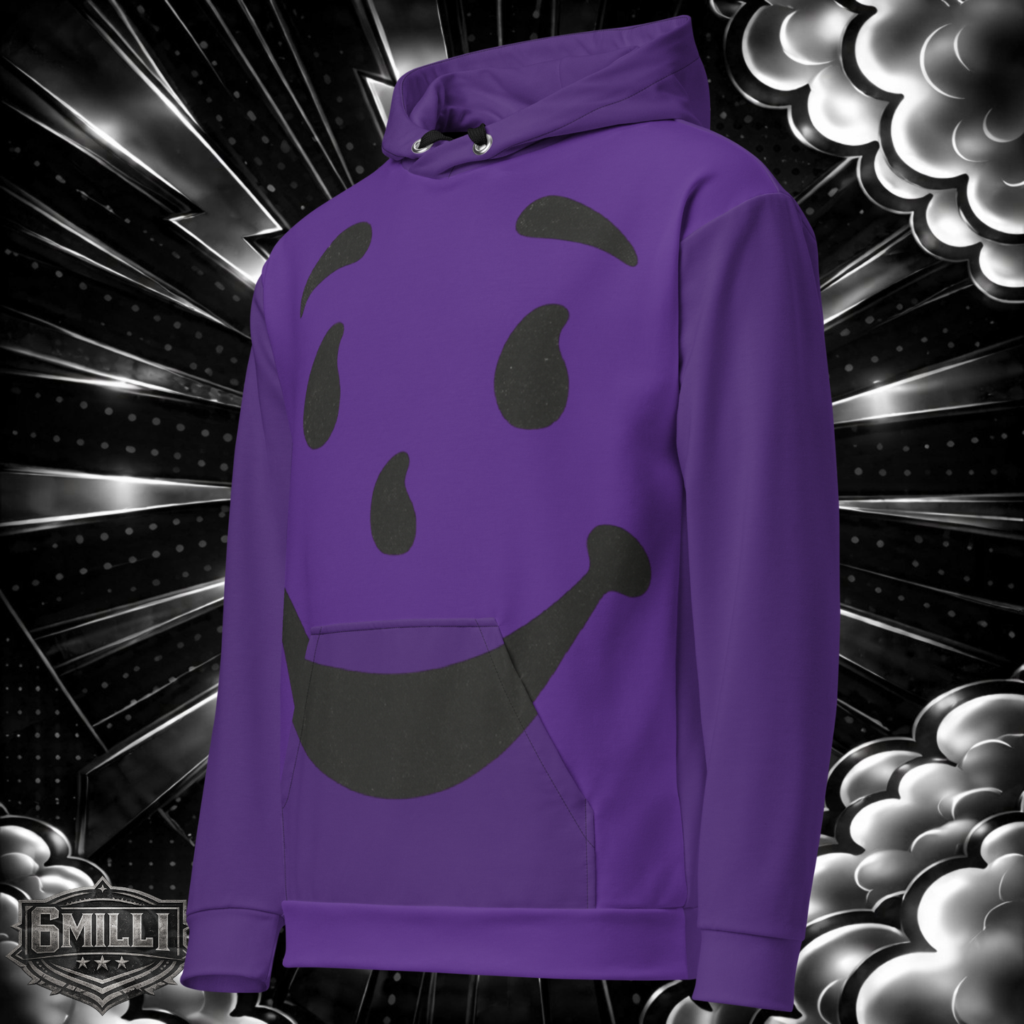 Purple Drank cotton hoodie