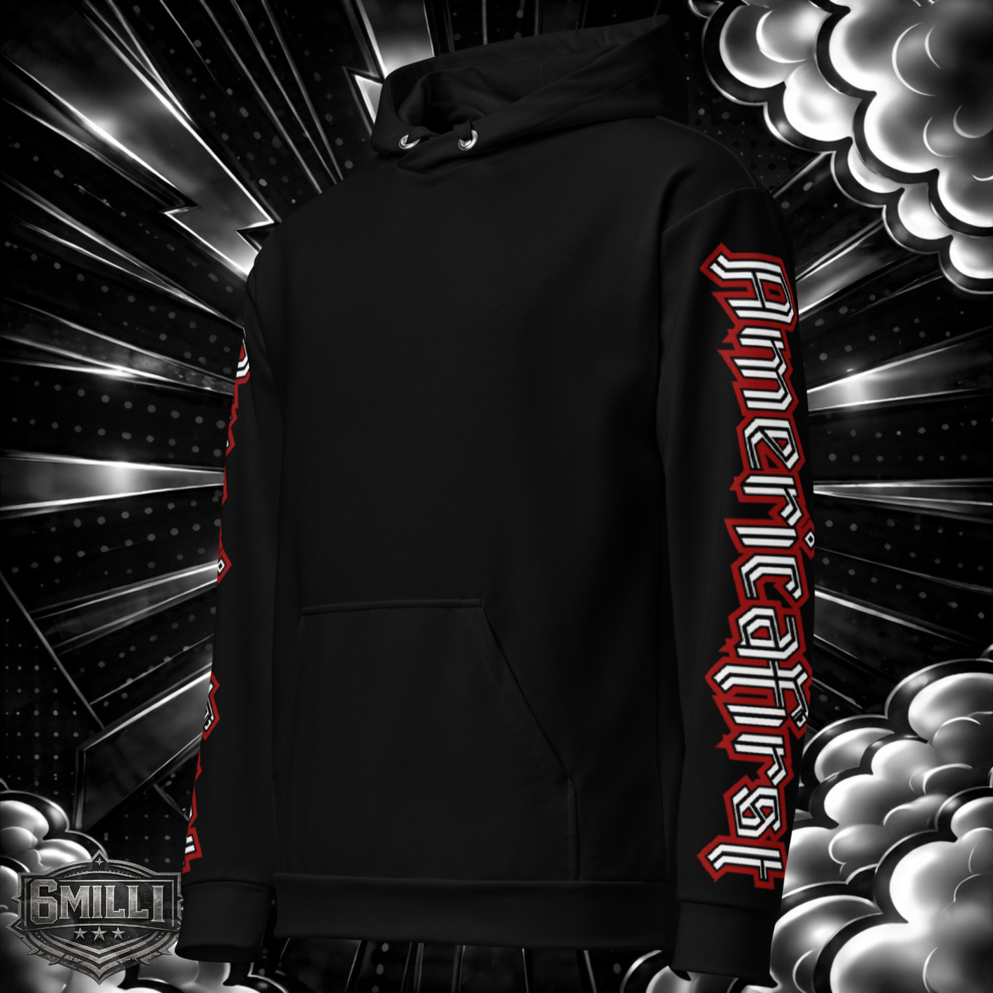 America First cotton hoodie