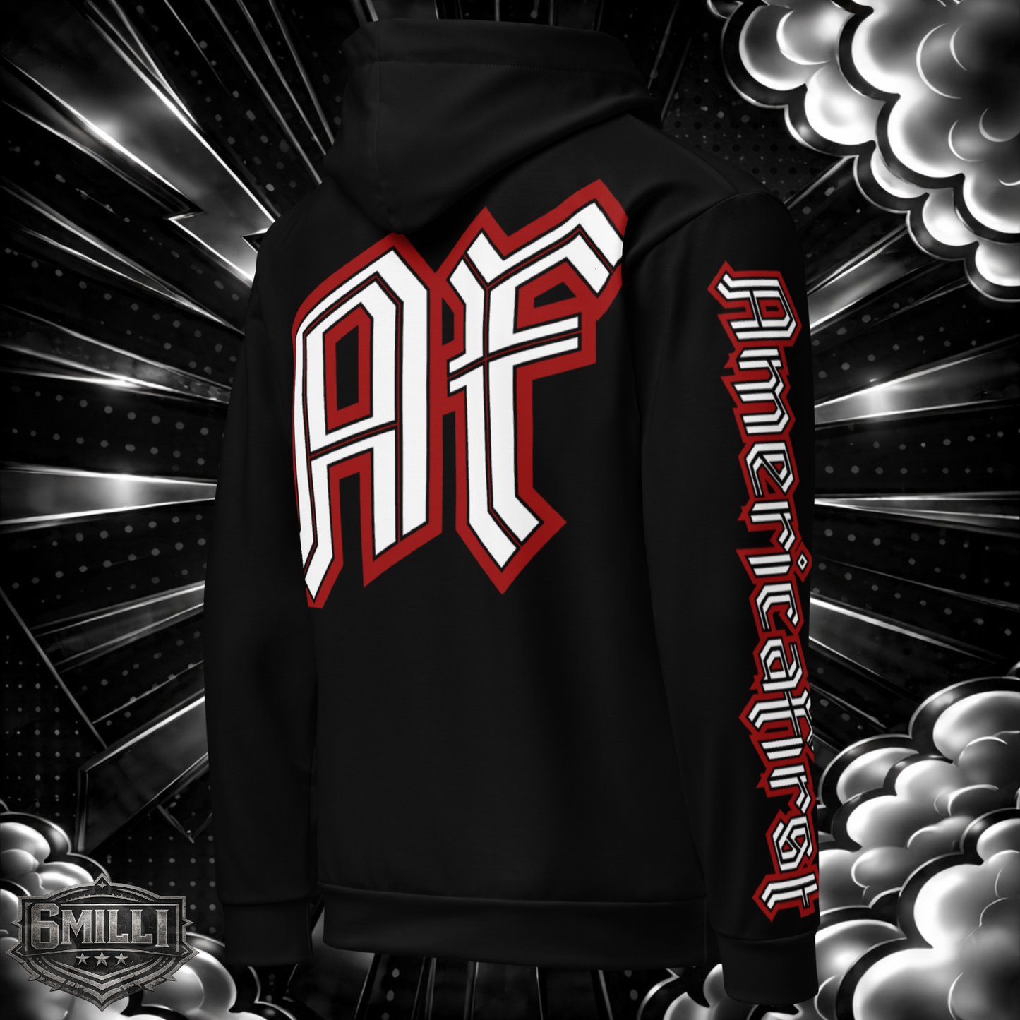 America First cotton hoodie