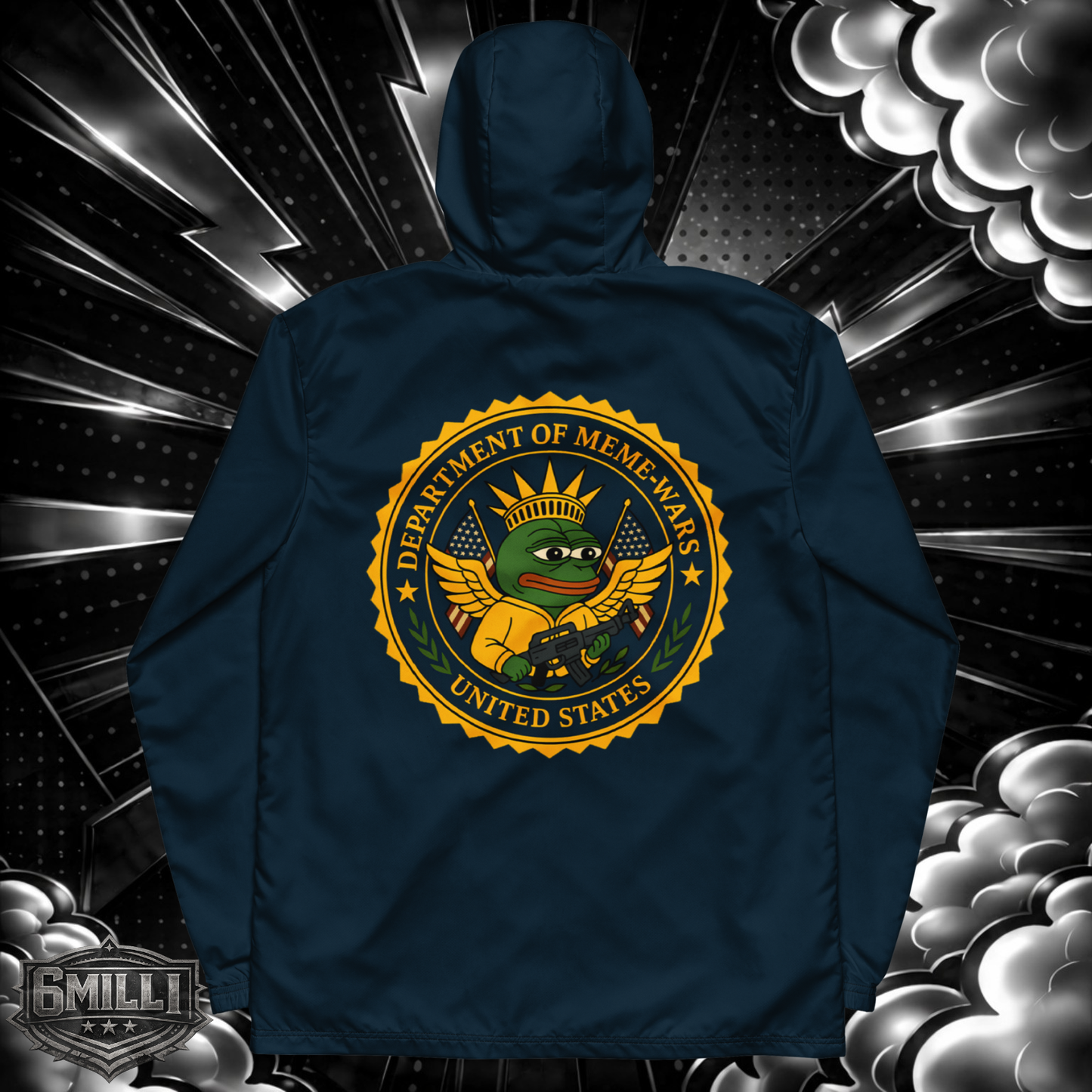 Department of Meme-War Men’s windbreaker