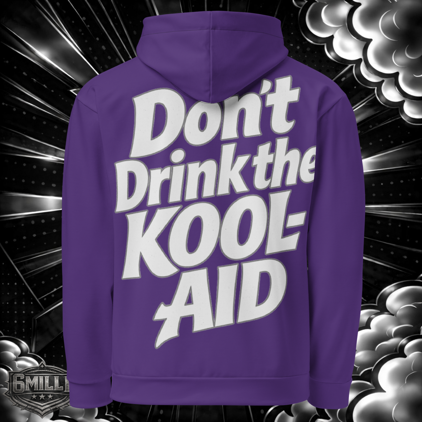Purple Drank cotton hoodie
