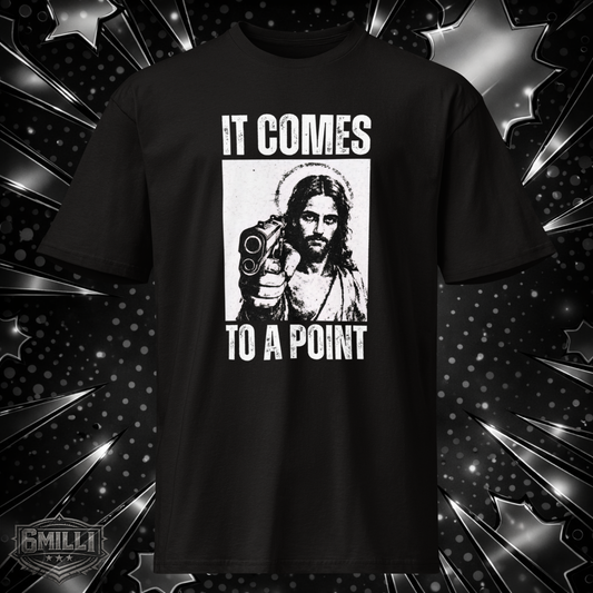 IT COMES TO A POINT - Men's Premium Short Sleeve Tee