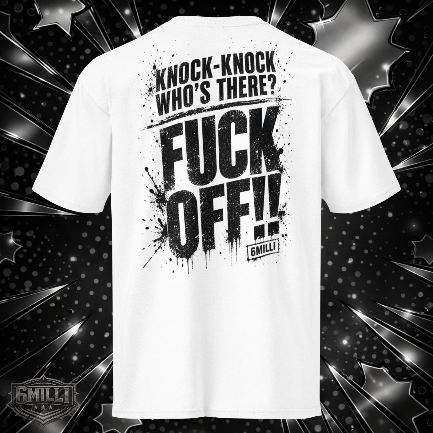KNOCK-KNOCK - (White) Men's Premium Short Sleeve Tee