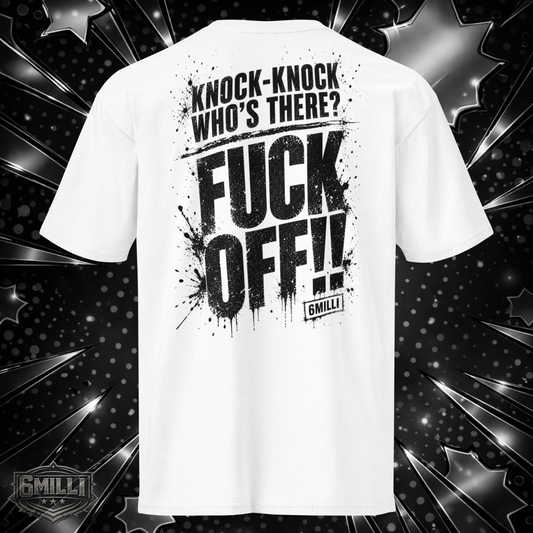 KNOCK-KNOCK - (White) Men's Premium Short Sleeve Tee