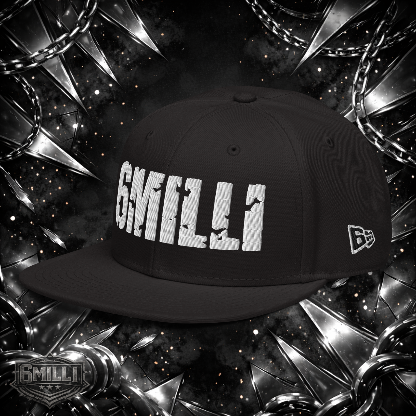 6MILLI - Embroidered Snapback Hat