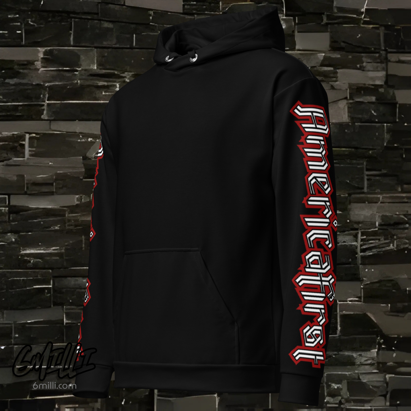 America First cotton hoodie