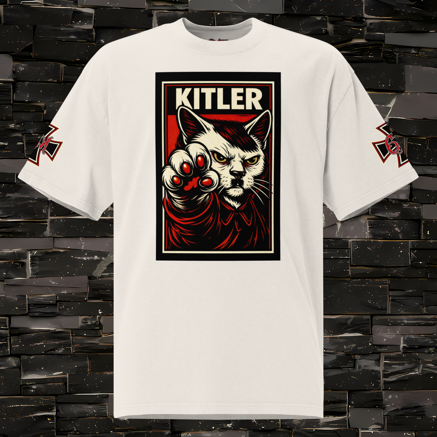 Kitler Oversized faded t-shirt