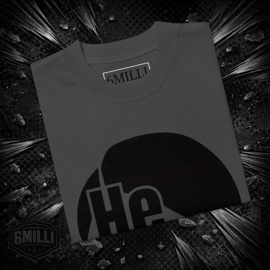 HH HE WAS RIGHT - Oversized faded t-shirt