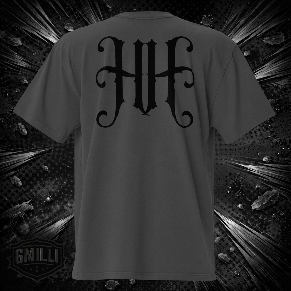 HH HE WAS RIGHT - Oversized faded t-shirt