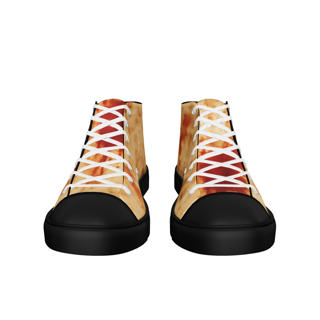 6Milli high top canvas shoes
