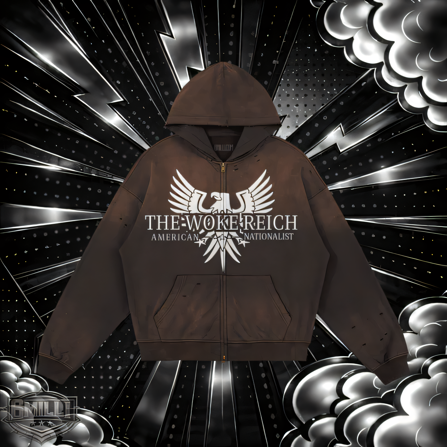 THE WOKE REICH - sun-faded distressed
