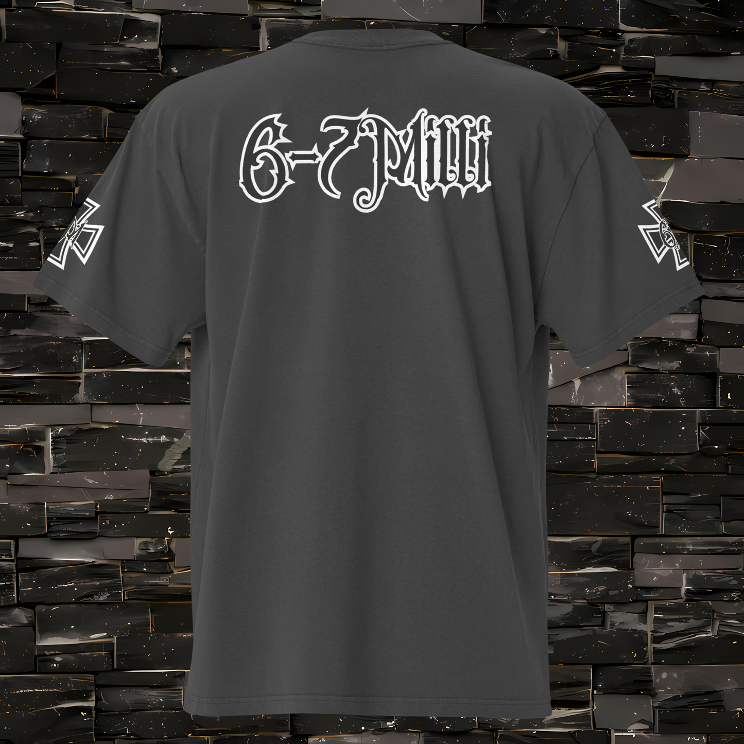 6-7Milli Oversized faded t-shirt