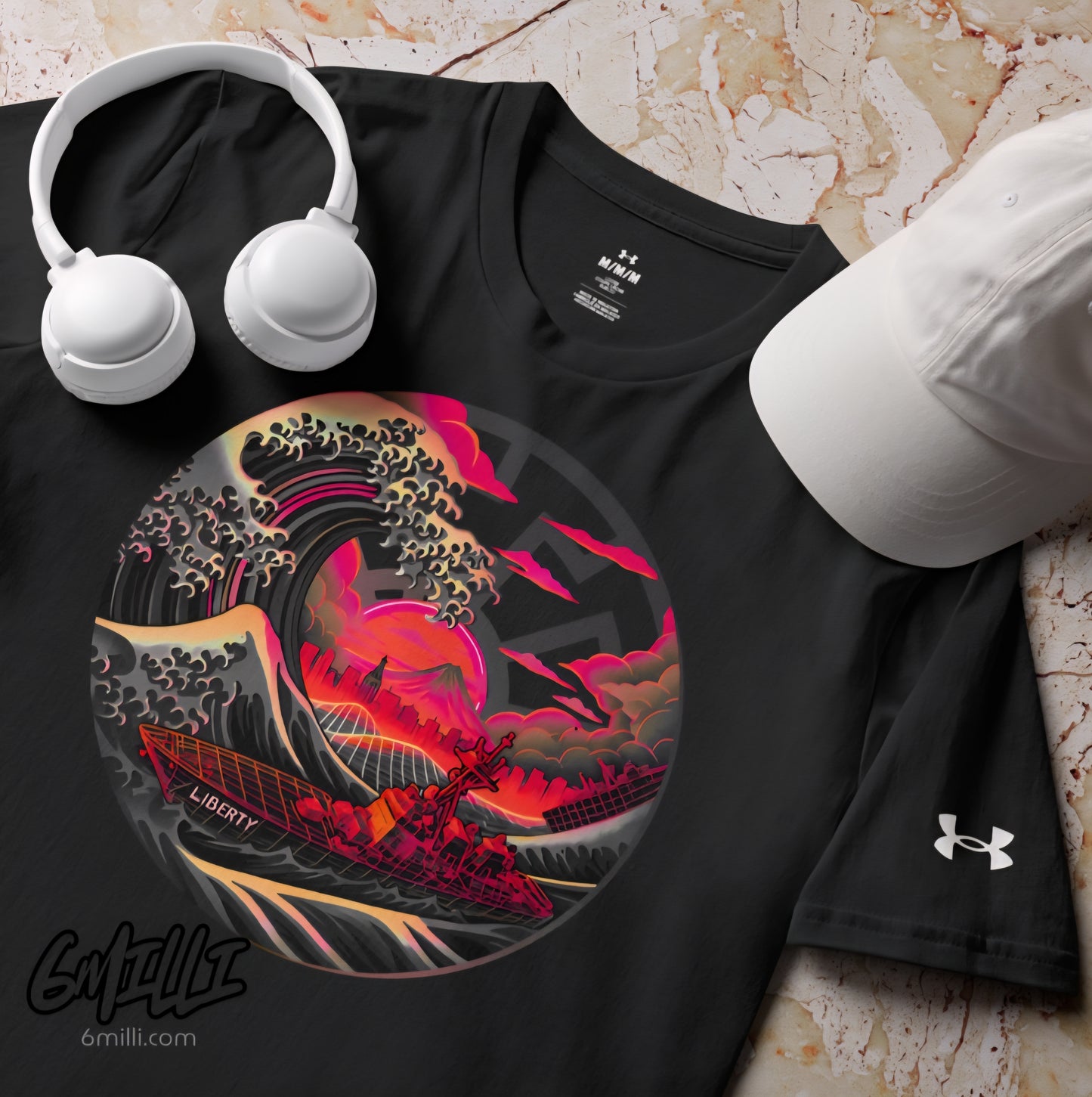 U.S.S. Liberty Under ArmourⓇ athletic t-shirt